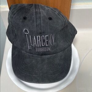 Larceny Black Hat with Embroidered Logo